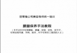 丽蒂雅化妆品公司专业培训美容院手法